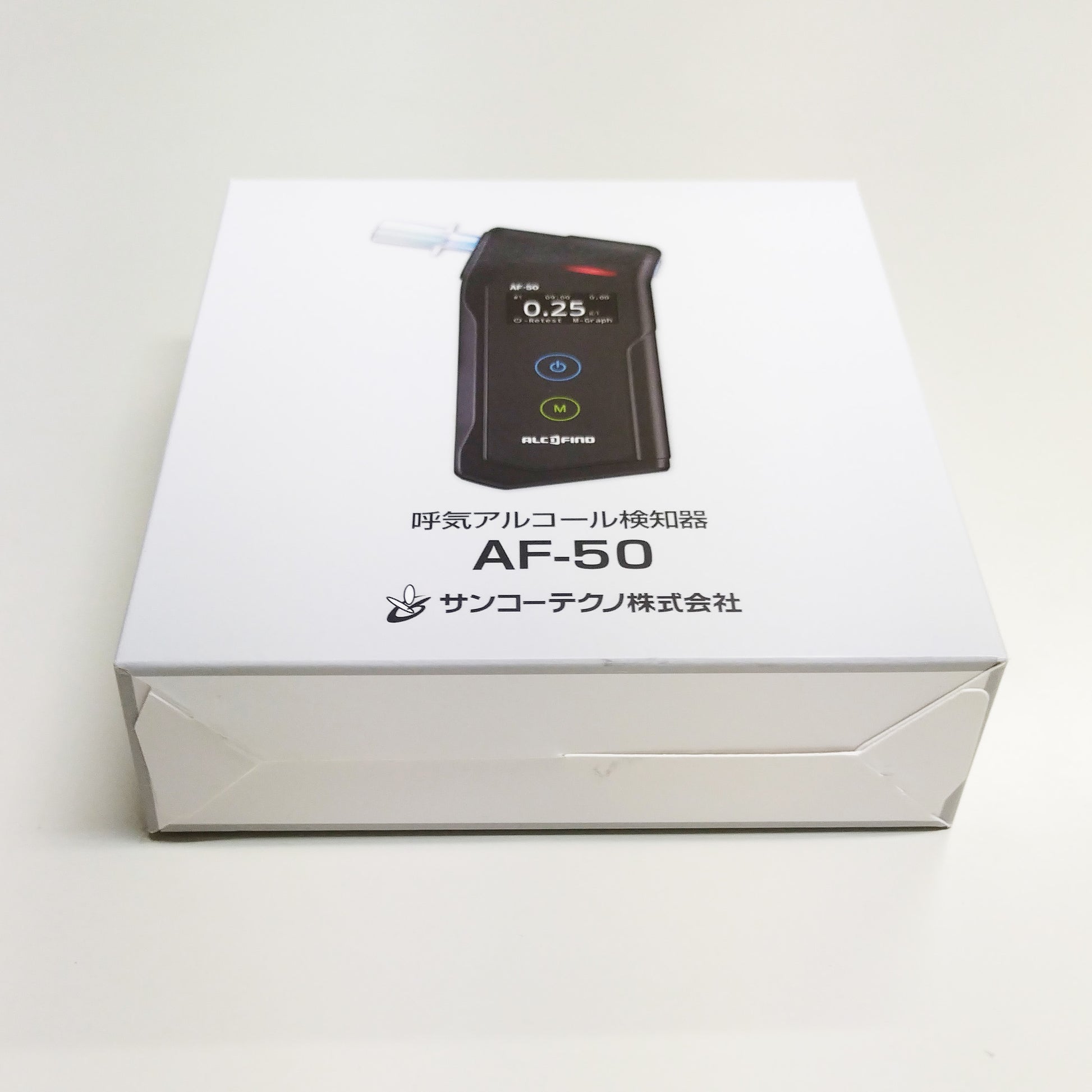 新古品 アルコールチェッカー アルコール検知器 ポータブルタイプ 電気化学式 AF-50 サンコーテクノ