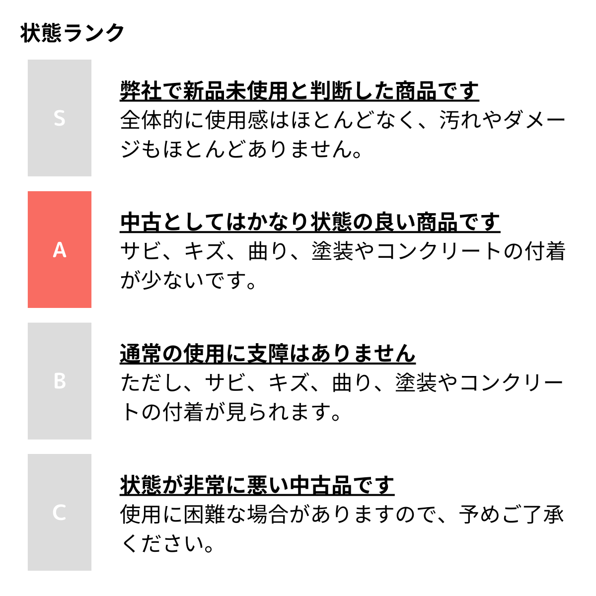 中古 ジャッキベース 溝切り 固定 100本セット