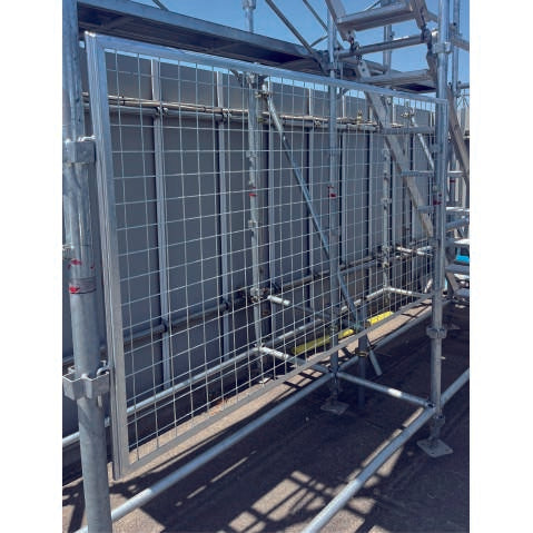 足場養生枠|くさび式 Aタイプ Bタイプに対応の養生フェンス