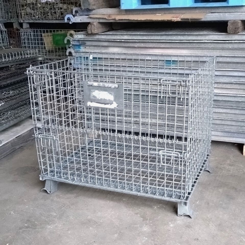 中古 メッシュパレット 1000×800×700 ピッチ50×50