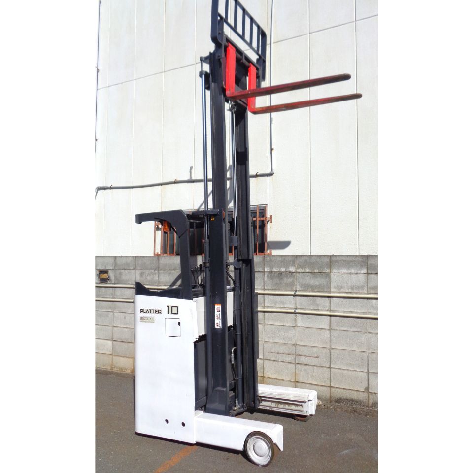 中古 リーチフォークリフト バッテリー式 三菱ロジスネクスト FBRM10NL-80-300