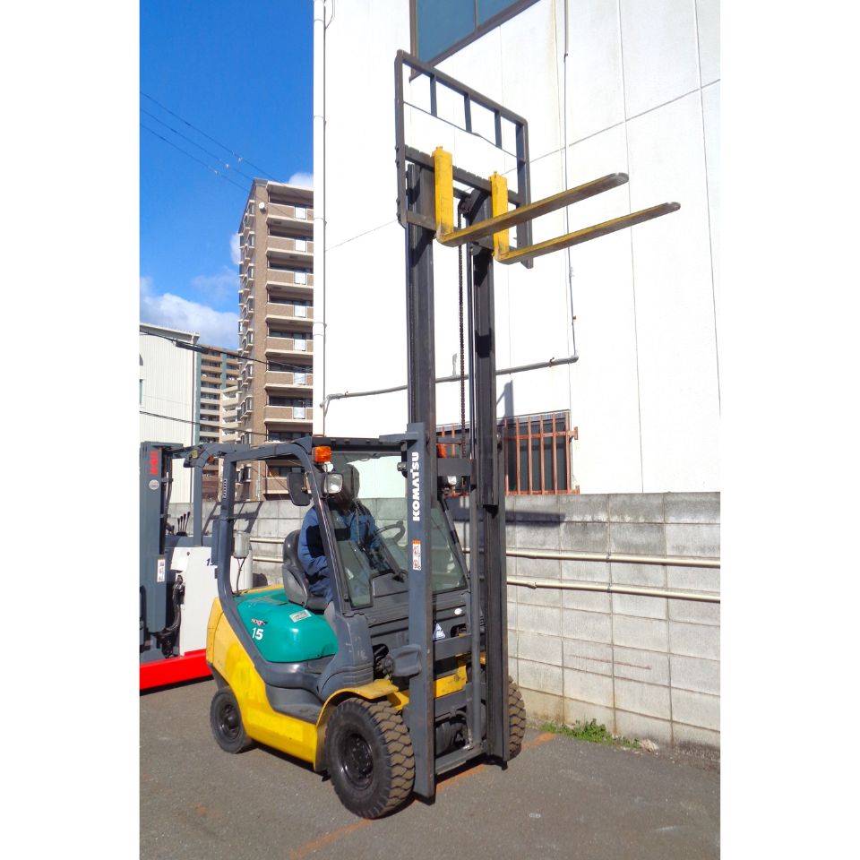 中古 コマツ フォークリフト 1.5t FG15LT-20