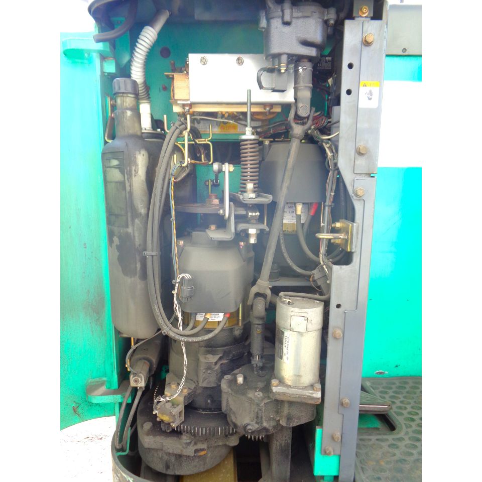 中古 リーチフォークリフト バッテリー式 三菱ロジスネクスト FBRM13-75-400