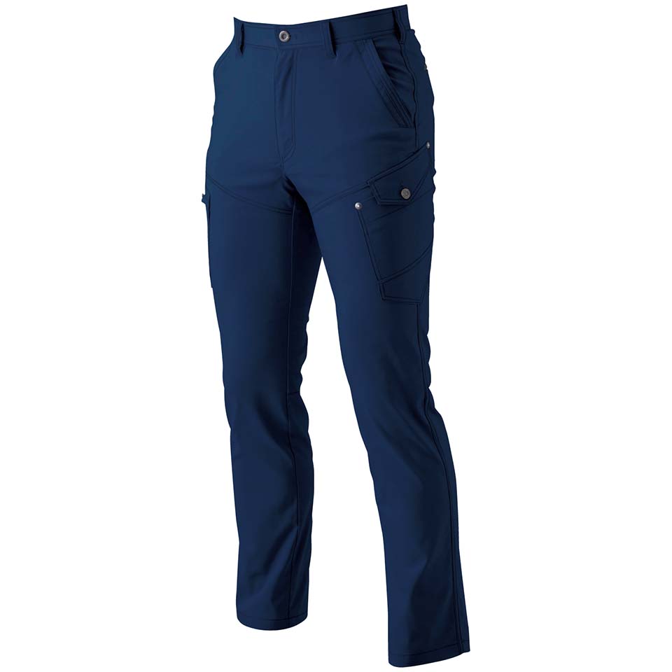 SOWA カーゴパンツ ノータック メンズ 3042-08 快適なストレッチ作業着