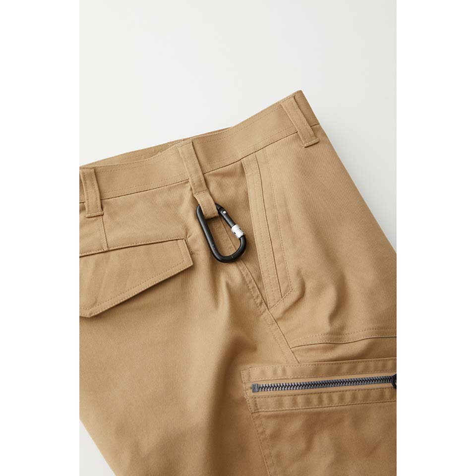 SOWA カーゴパンツ ノータック メンズ 3042-08 快適なストレッチ作業着