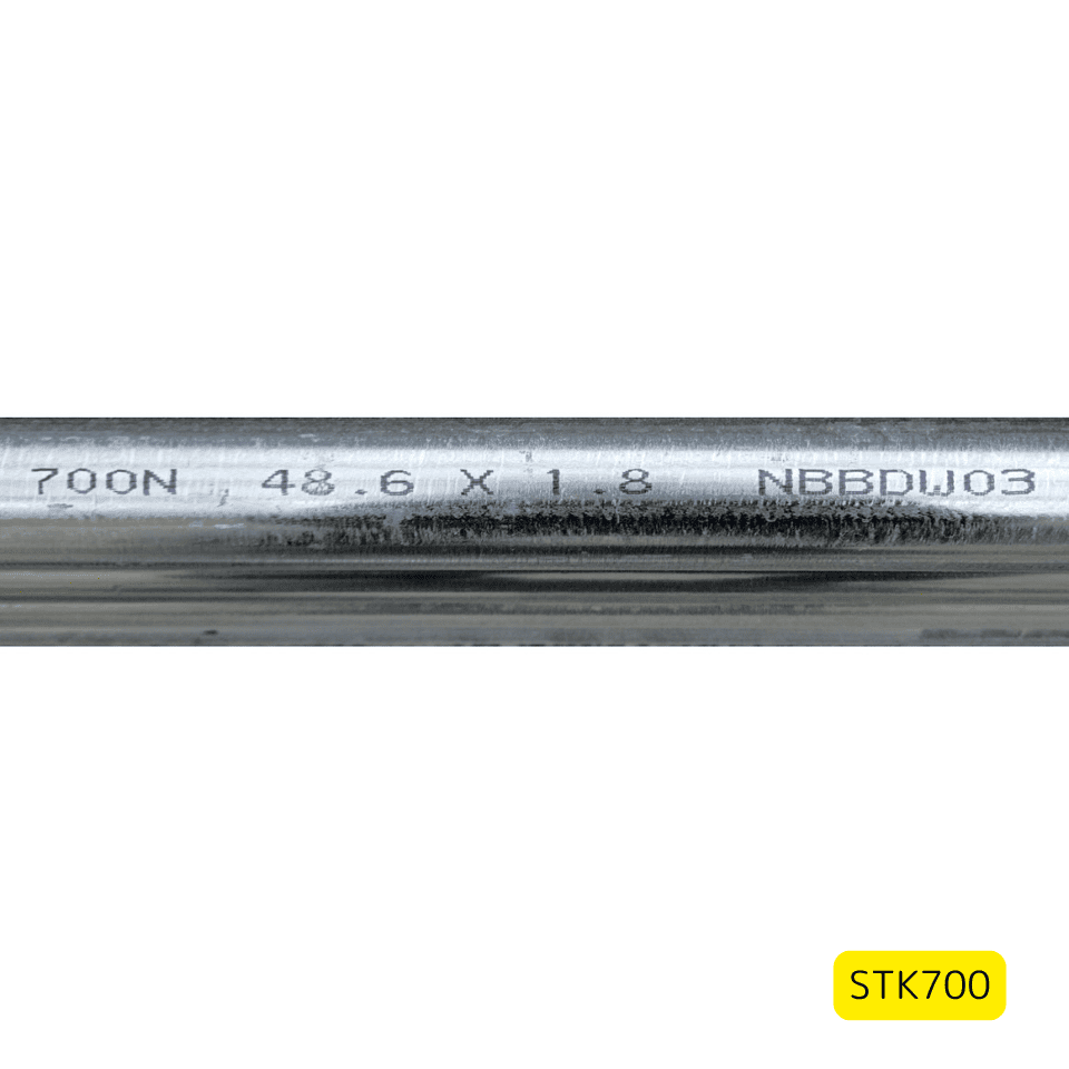 単管パイプ STK500 STK700 0.5m~6m 48.6φ