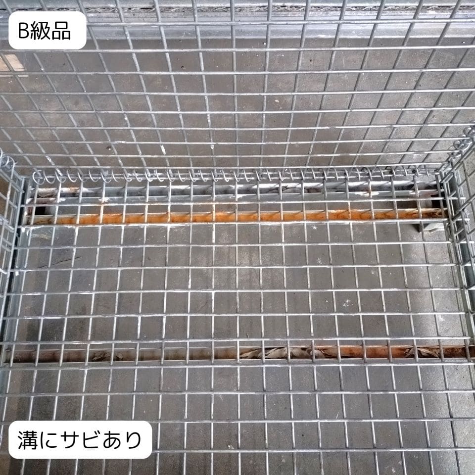 中古 メッシュパレット 1000×800×700 ピッチ50×50