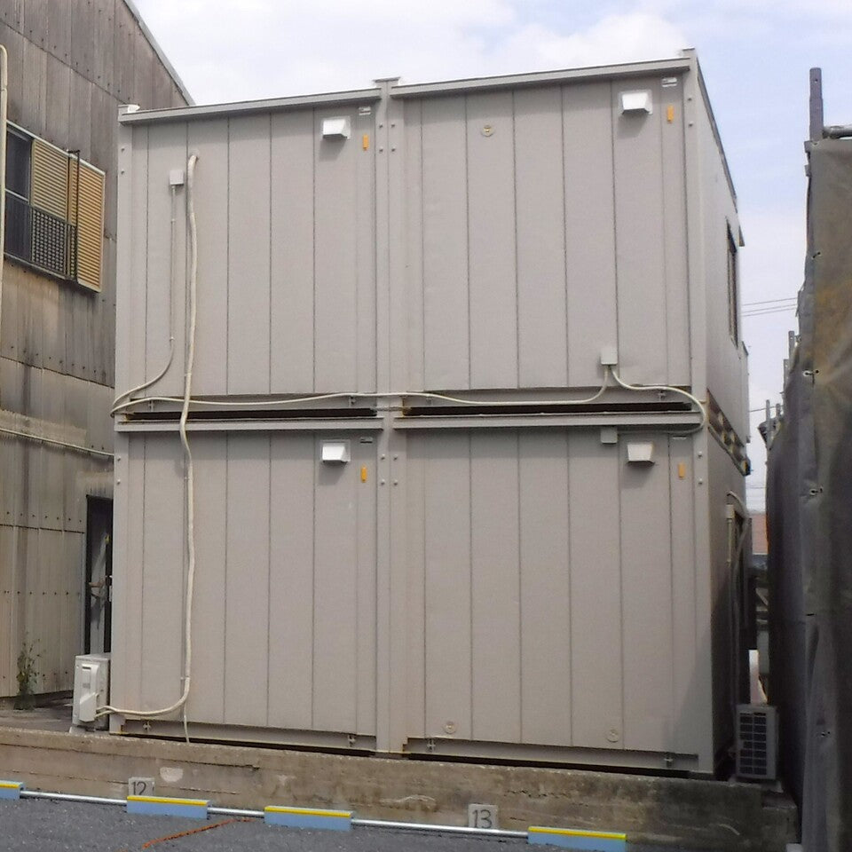 中古 ナガワ スーパーハウス 事務所用 2連棟2階建