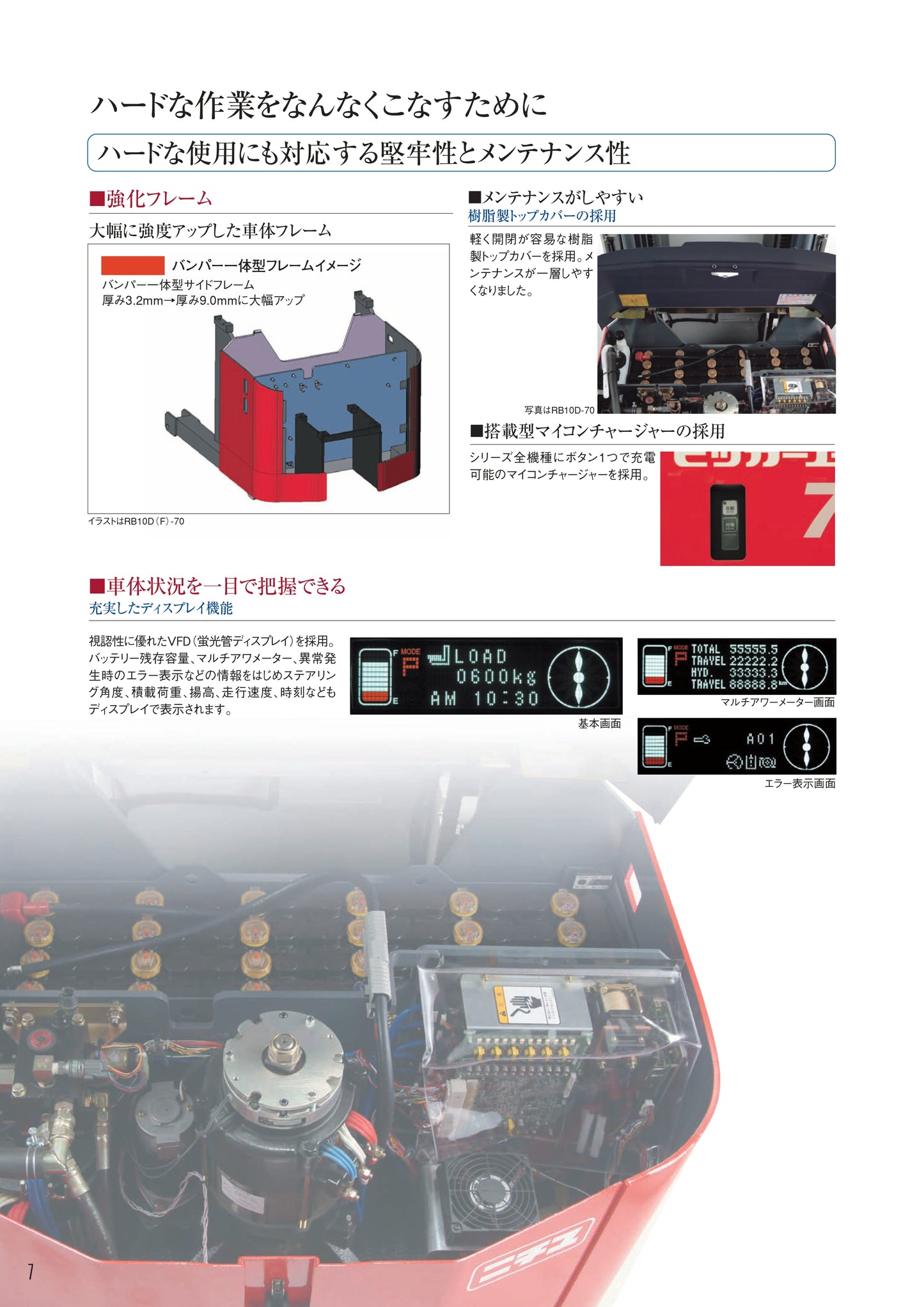 中古 ピッキングフォークリフト ピッカーエース 三菱ロジスネクスト RBC7F-70-300