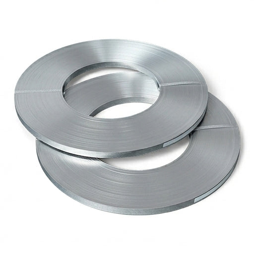 帯鉄バンド 幅19mm 30kg×2巻 約670m メッキ 銀硬
