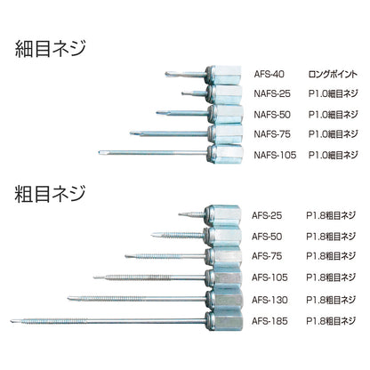 鉄骨用足場つなぎアンカー アシバツナギ w1/2 ナット固定式 シグテックファスナー