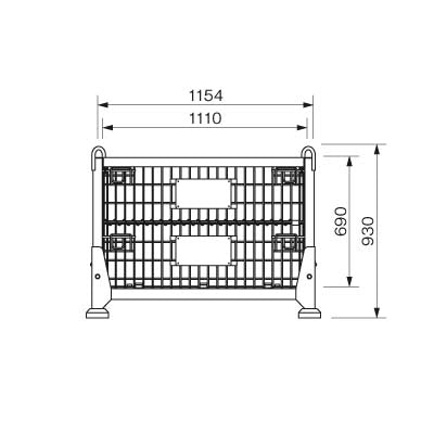 吊りメッシュパレット ボックスパレット 1154×1000×930 PB-L 伊藤製作所 – ぼんてん屋｜足場販売・買取の総合通販サイト