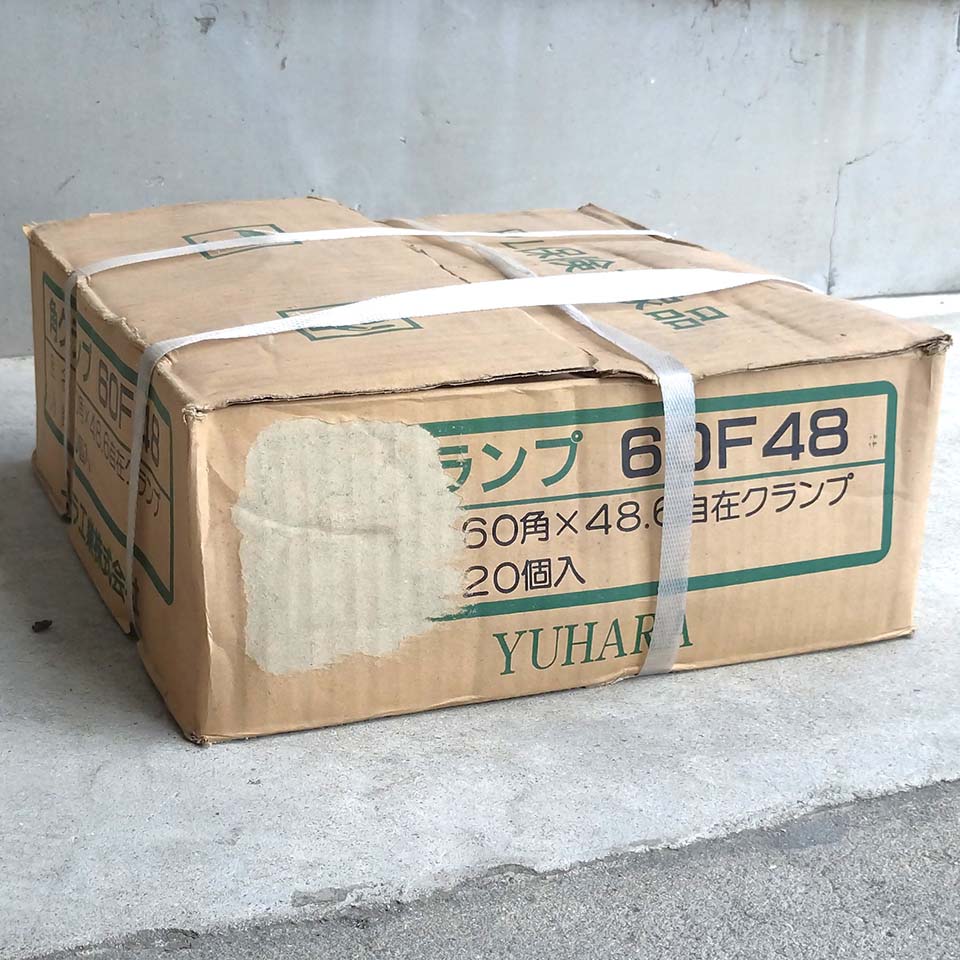 新古品 角丸クランプ 60角×φ48.6 自在 ユハラ工業 20個入 – ぼんてん屋｜足場販売・買取の総合通販サイト