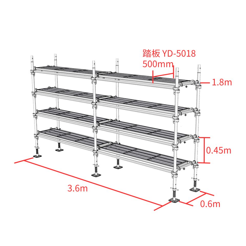 くさび足場で作る棚 セット ユハラ工業 – ぼんてん屋｜足場や足場材販売と買取の総合通販サイト