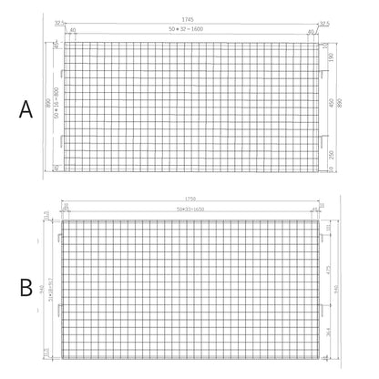 足場養生枠｜くさび式 Aタイプ Bタイプに対応の養生フェンス