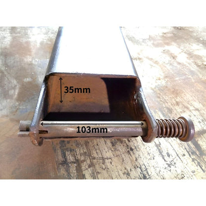 中古 サヤフォーク 1500×120×60mm 止めピン付