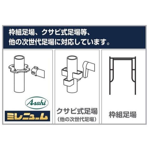 足場荷揚げリフト ミニリフト 人工数30％削減 20mセット アサヒ産業