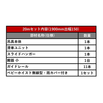 足場荷揚げリフト ミニリフト 人工数30％削減 20mセット アサヒ産業