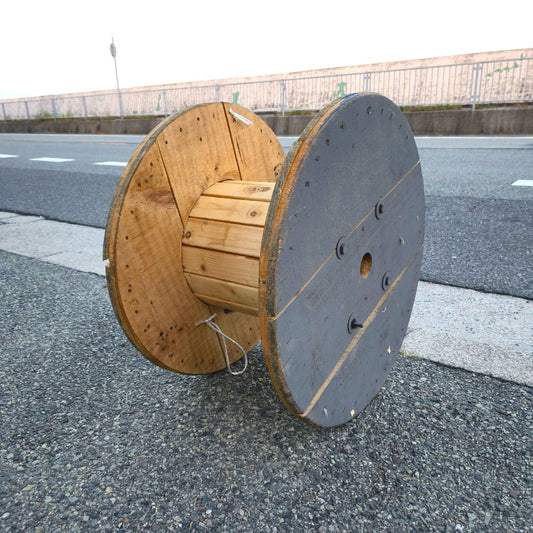 木製ドラム 中古販売品 ケーブル輸送や工事現場の巻き取り作業に最適