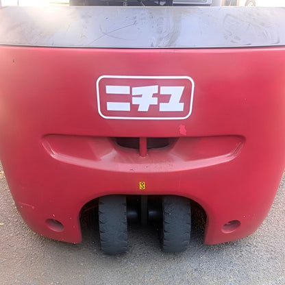 三菱ロジスネクスト製中古フォークリフト トリンカ FBT15PNの後方写真