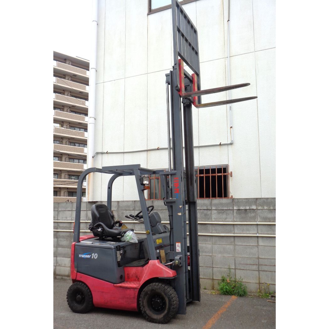 ニチユ製中古バッテリー式フォークリフト FB10P-75-300 全体画像