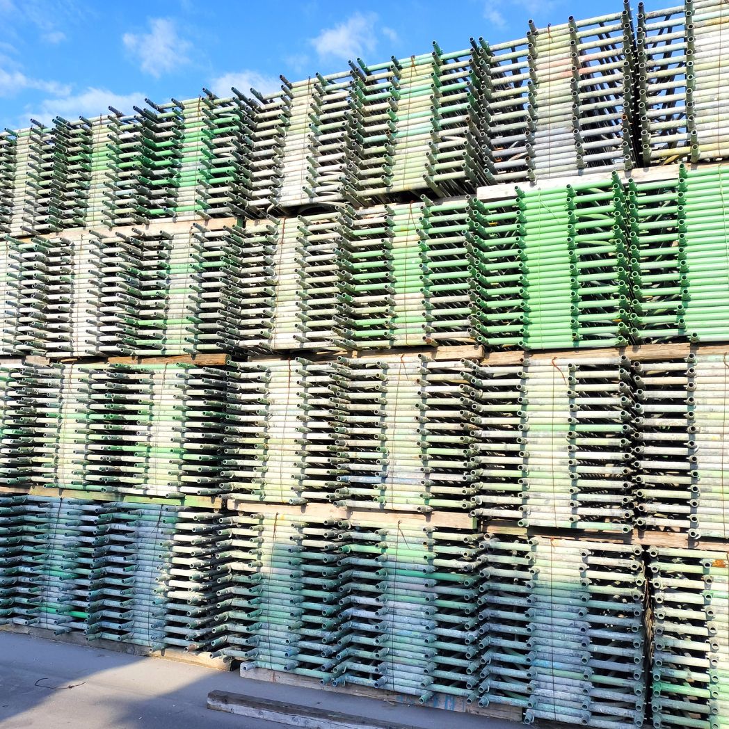 中古 枠組足場 600枠 ｜インチタイプでヤマトピン付き