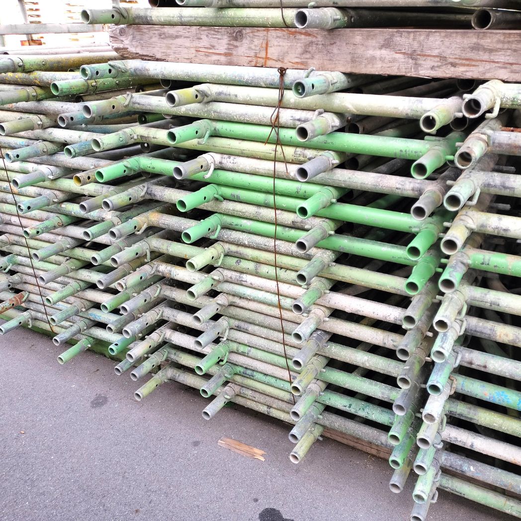 中古 枠組足場 600枠 ｜インチタイプでヤマトピン付き