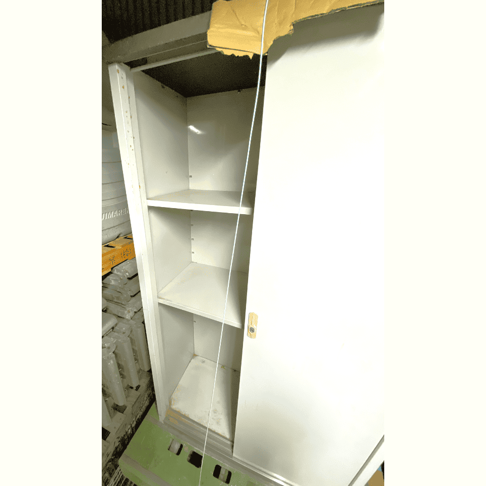 中古 スチール物置 鍵付き 1610×880×450mm – ぼんてん屋|足場や足場材 中古 スチール物置 鍵付き 1610×880×450mm – ぼんてん屋|足場や足場材