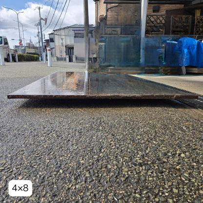 中古 敷鉄板 3x6 4x8 | 工事現場に最適な22mm厚