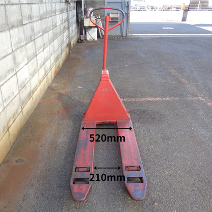 中古 ハンドパレットトラック｜積載1500kg｜ビシャモン