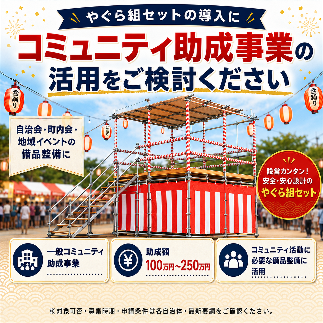 くさび式足場 やぐら組セット 三栄工業 – ぼんてん屋｜足場や足場材