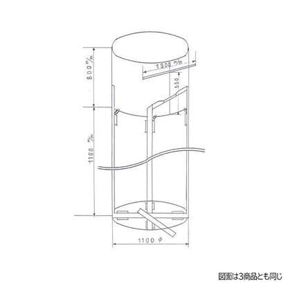 フレコンバック 1t 丸型｜10枚セット販売｜選べる3種類