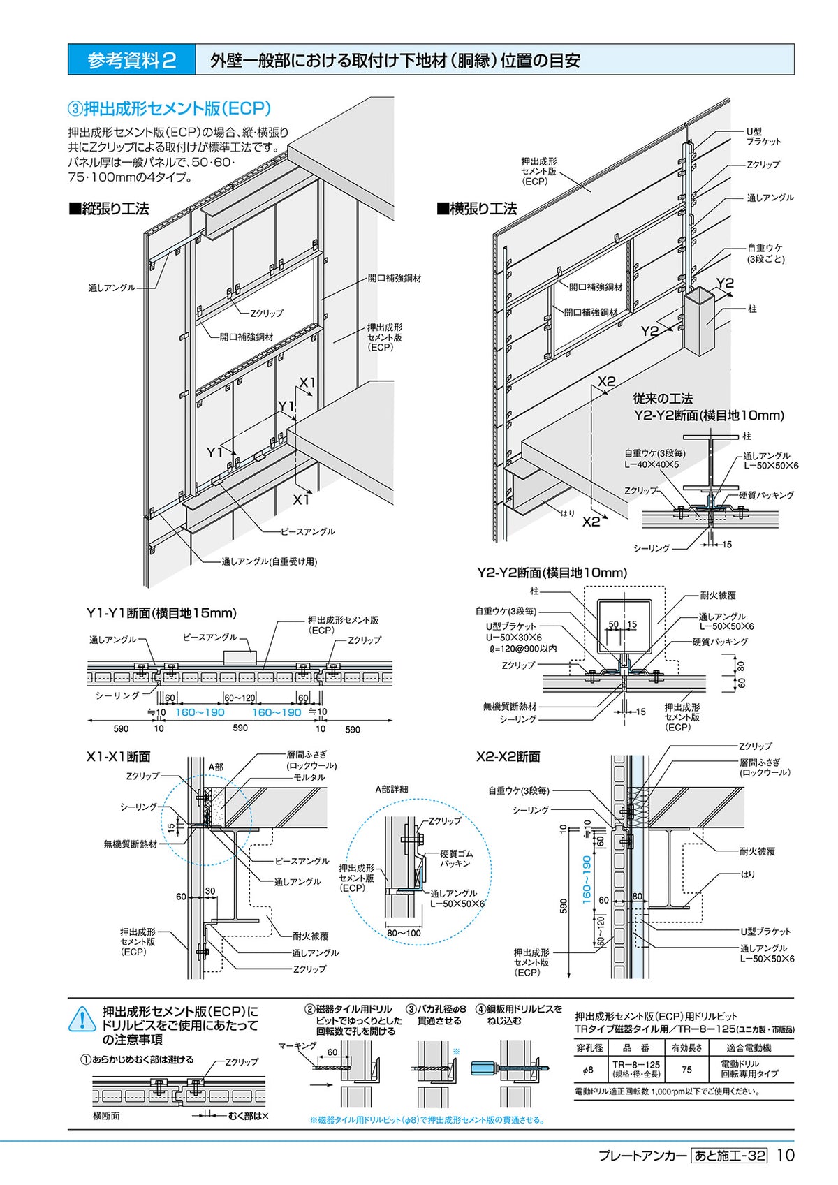 あと施工足場つなぎアンカー プレートアンカー KTF ゼン技研 50個入 ALC/ECP用 – ぼんてん屋｜足場や足場材販売と買取の総合通販サイト