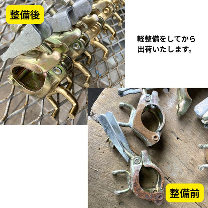 中古 くさび式クランプ ハンマーだけで素早く固定 東阪工業